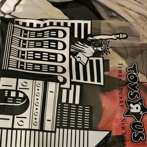 Black and White‎ Graphic Print Tote Bag